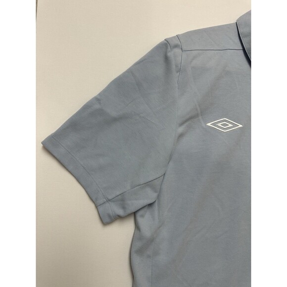 Umbro Team England Polo Shirt Mens Size XL Light Blue Football Soccer World Cup - Picture 7 of 13